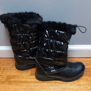 black Technica winter boots